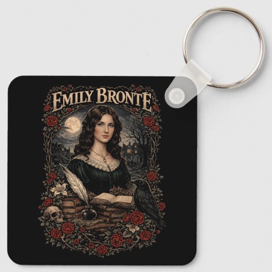 Emily Brontë Schlüsselanhänger (Rückseite)