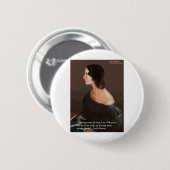 Emily Bronte "Souls Same" Liebe Kostenvoranschlag Button (Vorne & Hinten)