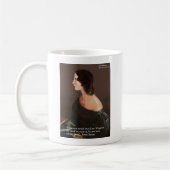 Emily Bronte "Souls Same" Liebe Kostenvoranschlag Kaffeetasse (Links)