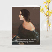 Emily Bronte "Souls Same" Liebe Kostenvoranschlag Karte (Gelbe Blume)