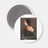 Emily Bronte "Souls Same" Liebe Kostenvoranschlag  Magnet (Vorderseite/Rückseite)