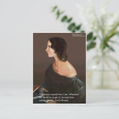 Emily Bronte "Souls Same" Liebe Kostenvoranschlag Postkarte (Stehend Vorderseite)