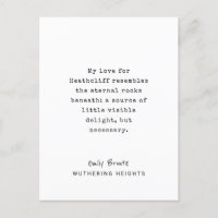 Emily Brontë, Wuthering Heights Liebe Zitat