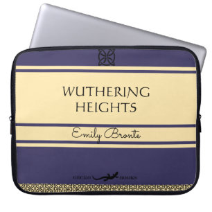 Emily Bronte Wuthering Heights Vintag Style Book Laptopschutzhülle
