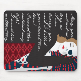Emily Bronte/Wuthering Höhengeschenkentwurf mit q Mousepad