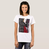 Emily Bronte/Wuthering Höhengeschenkentwurf mit q T-Shirt (Vorne ganz)