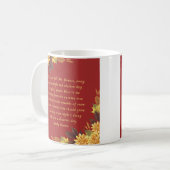 Emily Brontes Herbstlaube Kaffeetasse (Vorderseite Links)