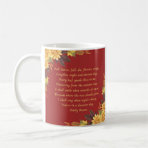 Emily Brontes Herbstlaube Kaffeetasse