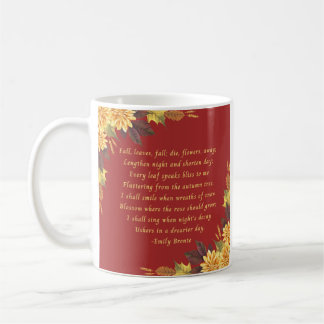 Emily Brontes Herbstlaube Kaffeetasse
