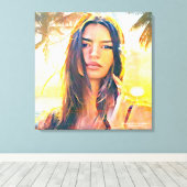 Emily Canvas Print Leinwanddruck (Insitu (Holzboden))