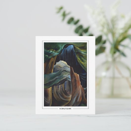 Emily Carr #1 - Fine Art Postcard Postkarte (Stehend Vorderseite)