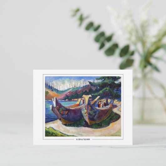 Emily Carr #2 - Fine Art Postcard Postkarte (Stehend Vorderseite)