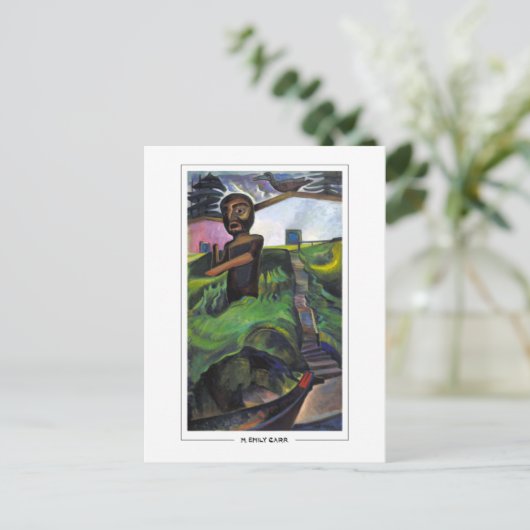 Emily Carr #7 - Fine Art Postcard Postkarte (Stehend Vorderseite)
