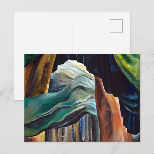 Emily Carr Forest British Columbia Postkarte (Vorne/Hinten)