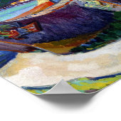 Emily Carr Painting Indianerkriegskanos Poster (Ecke)