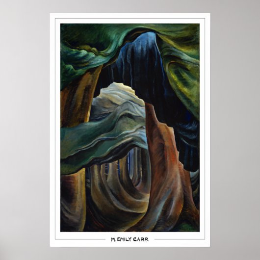 Emily Carr Zedign Art Poster #1 (Vorne)