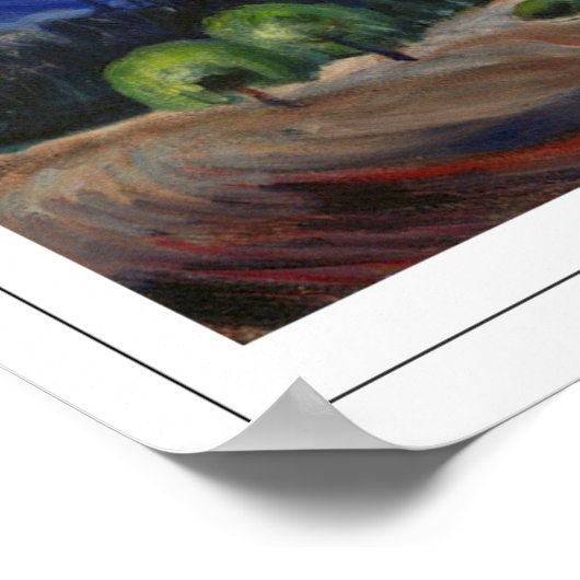 Emily Carr Zedign Art Poster #137 (Ecke)