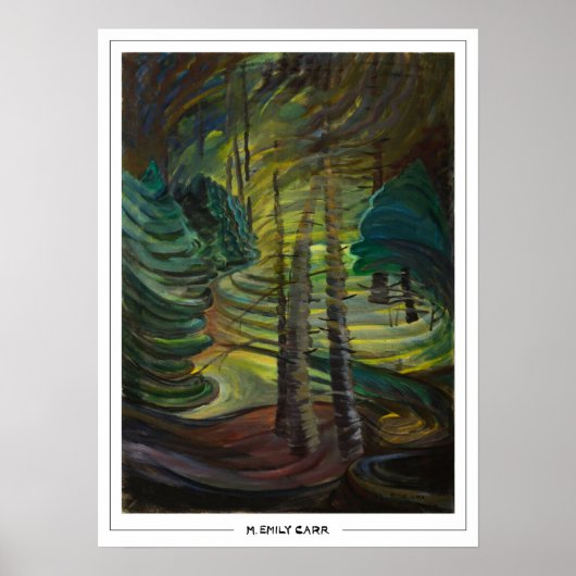 Emily Carr Zedign Art Poster #184 (Vorne)