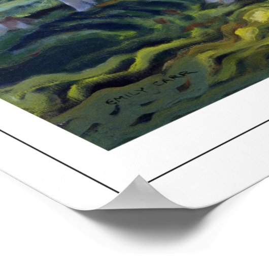 Emily Carr Zedign Art Poster #3 (Ecke)