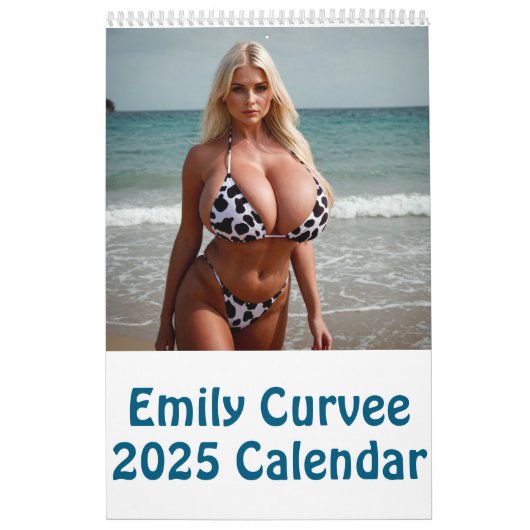 Emily Curvee 2025 Kalender (Titelbild)