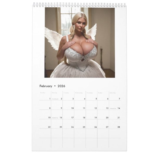 Emily Curvee 2025 Kalender (Feb 2026)