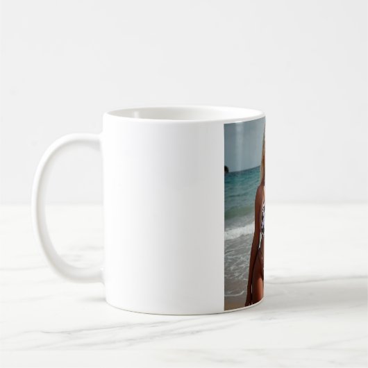 Emily Curvee Kuh drucken Bikini Tasse (Links)