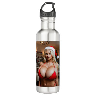 Emily Curvee Weihnachtswasserflasche Edelstahlflasche