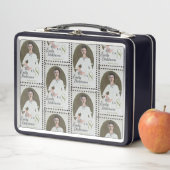 Emily Dickinson Briefmarke Metall Brotdose (Beispiel)