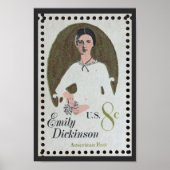 Emily Dickinson Briefmarke Poster (Vorne)