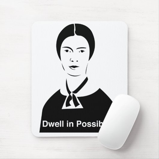 Emily Dickinson-Halt in der Mousepad (Mit Mouse)