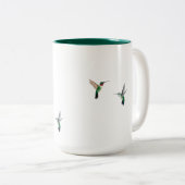 Emily Dickinson Hummingbird Zwei-Tone-Kaffee-Tasse Zweifarbige Tasse (VorderseiteRechts)