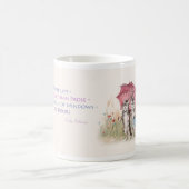 Emily Dickinson "ich bleibe in der Möglichkeit " Kaffeetasse (Mittel)