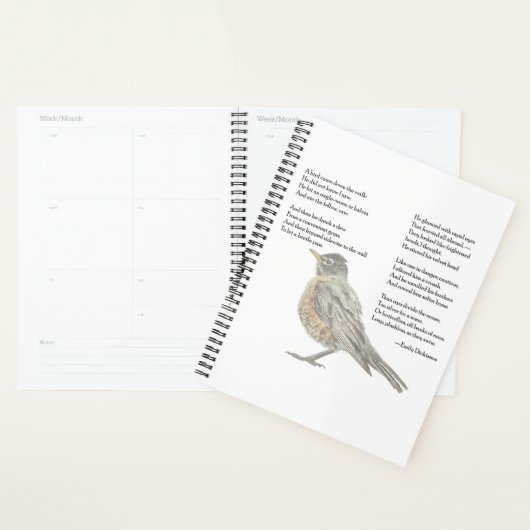 Emily Dickinson im Garten Gedicht Planer (Anzeige)