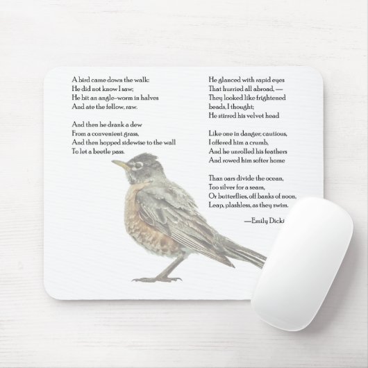 Emily Dickinson in der Mousepad (Mit Mouse)