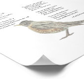 Emily Dickinson "In Garden" Gedicht Poster (Ecke)