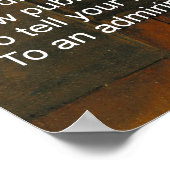 Emily Dickinson ist, dass ich niemand bin! Wer bis Poster (Ecke)