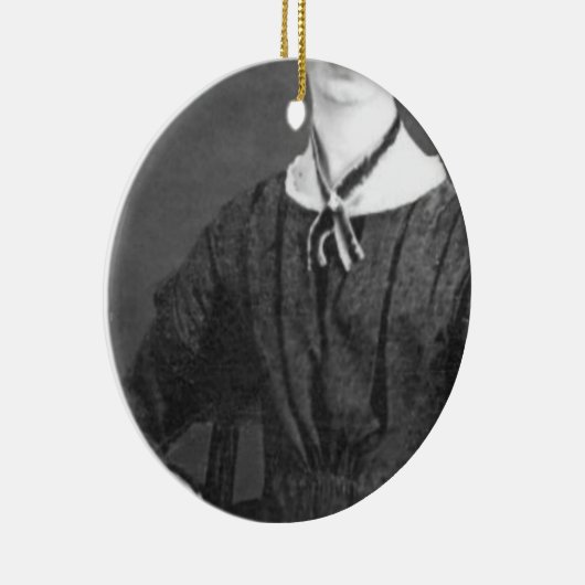 Emily Dickinson Keramik Ornament (Rechts)