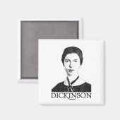 Emily Dickinson Magnet (Vorderseite/Rückseite)