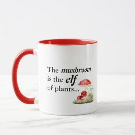 Emily Dickinson "Mushroom is the Elf of Pflanze" Tasse