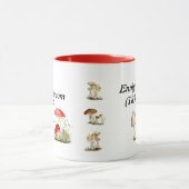 Emily Dickinson "Mushroom is the Elf of Pflanze" Tasse (Zentrum)