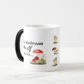 Emily Dickinson "Mushroom is the Elf of Pflanze" Verwandlungstasse (Vorderseite Links)