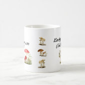 Emily Dickinson "Mushroom is the Elf of Pflanze" Verwandlungstasse (Mittel)
