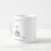 Emily Dickinson neu gestartet Kaffeetasse (Vorderseite Links)