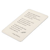Emily Dickinson Poem Magnet, Hoffnung, Federn Magnet (Linke Seite)