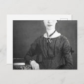 Emily Dickinson Postkarte (Vorne/Hinten)