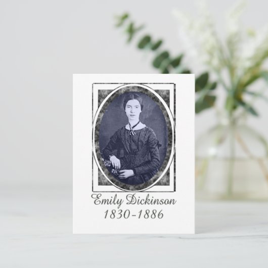 Emily Dickinson Postkarte (Stehend Vorderseite)