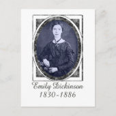 Emily Dickinson Postkarte (Vorderseite)