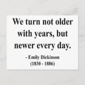 Emily Dickinson Quote 4a Postkarte (Vorderseite)