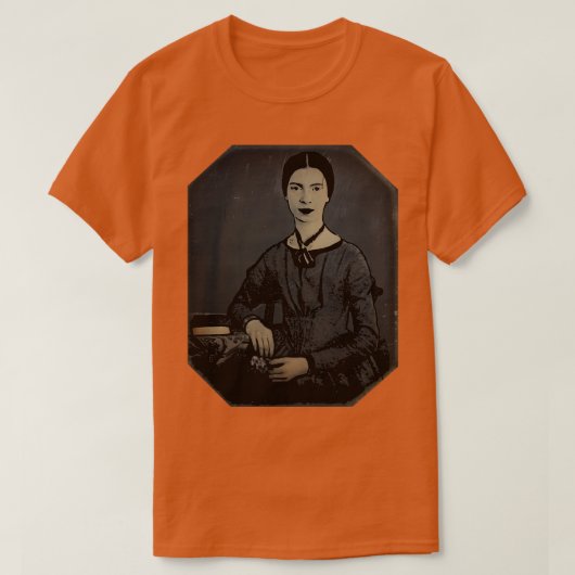 Emily Dickinson Robot Rainbow T-Shirt (Design vorne)