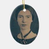 Emily Dickinson-Verzierung Keramikornament (Hinten)